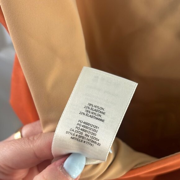 Aritzia Babaton Summer Printed Women’s Bodysuit Thong Size L - Picture 5 of 7